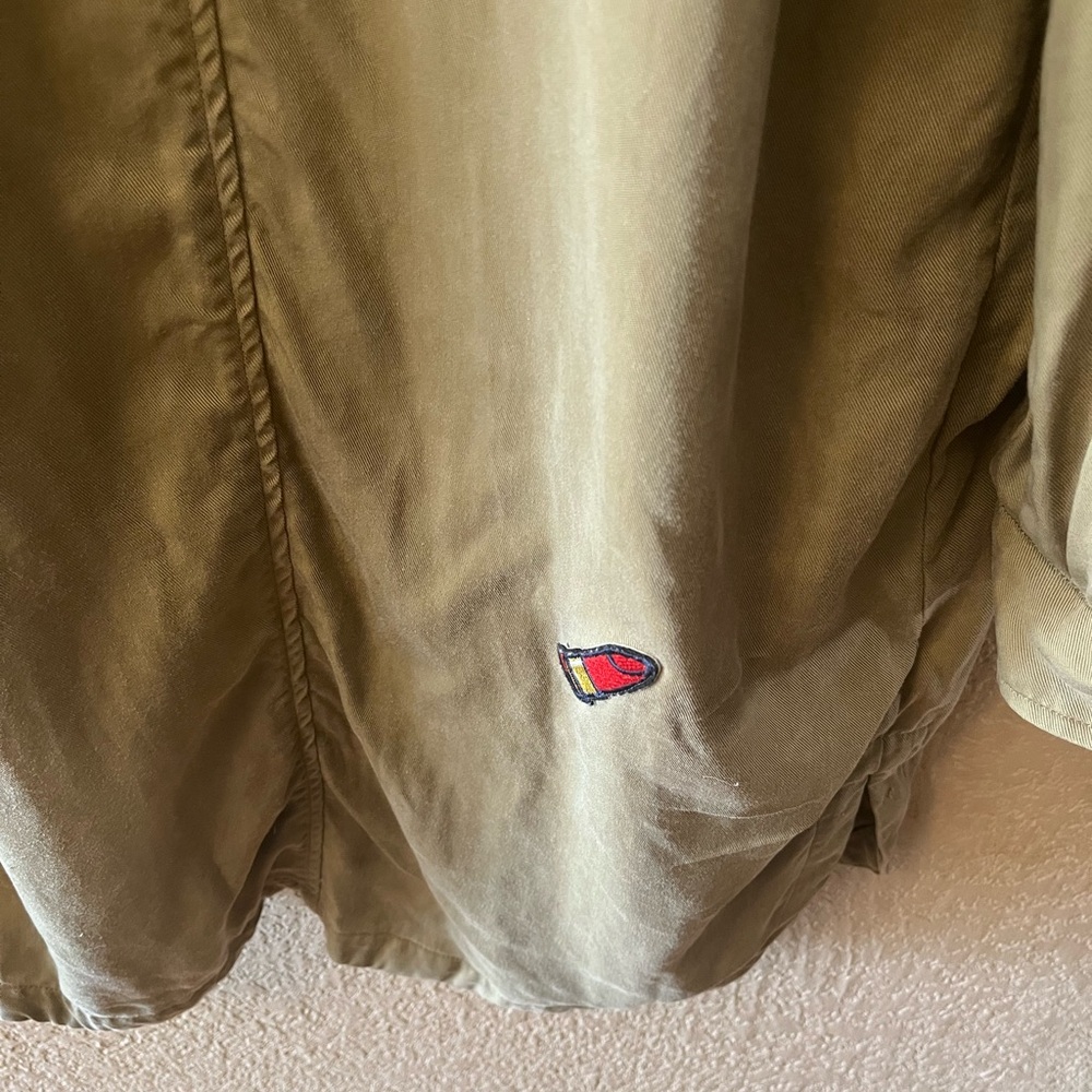 Zara Utility Patch Jacket Women’s Small Khaki 100… - image 8